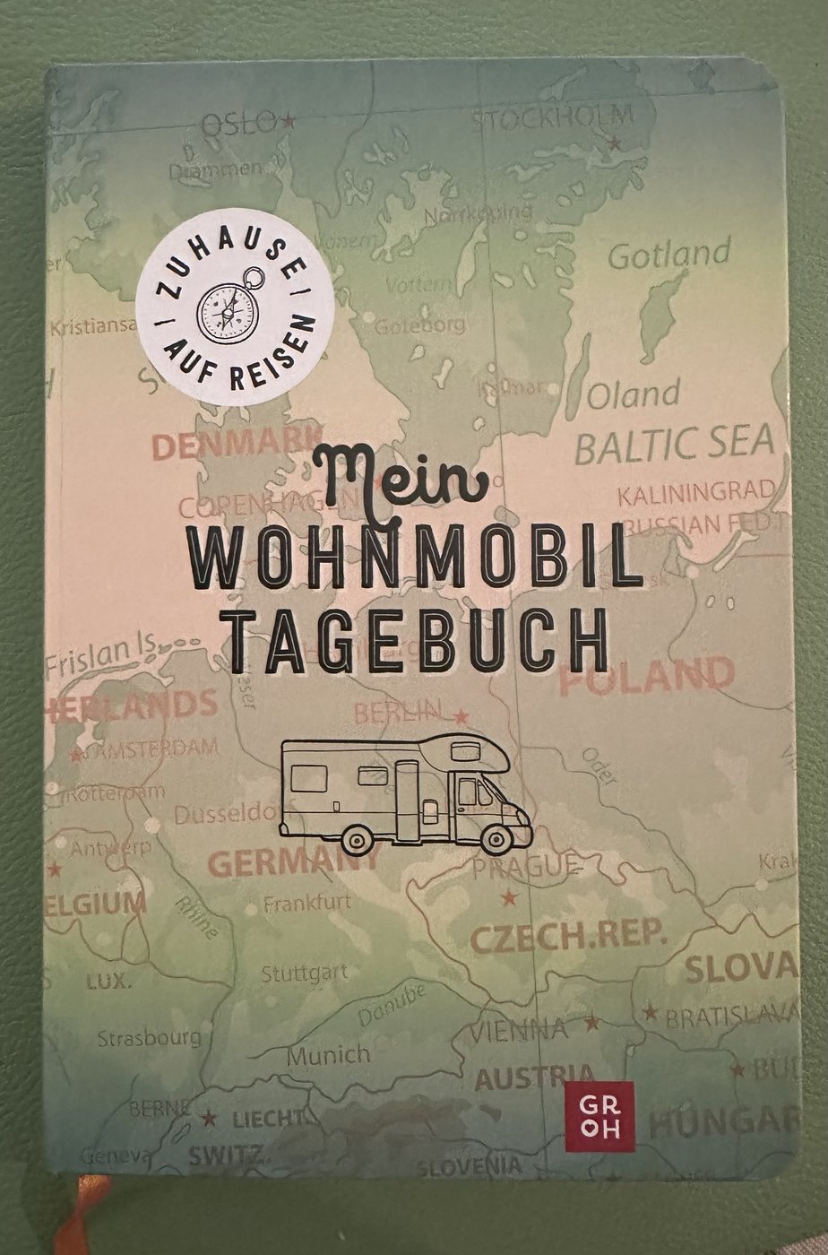 Notizbuch Mein Wohnmobil Tagebuch der REX Camper Gäste von ihrer Reise an Nordsee und Ostsee